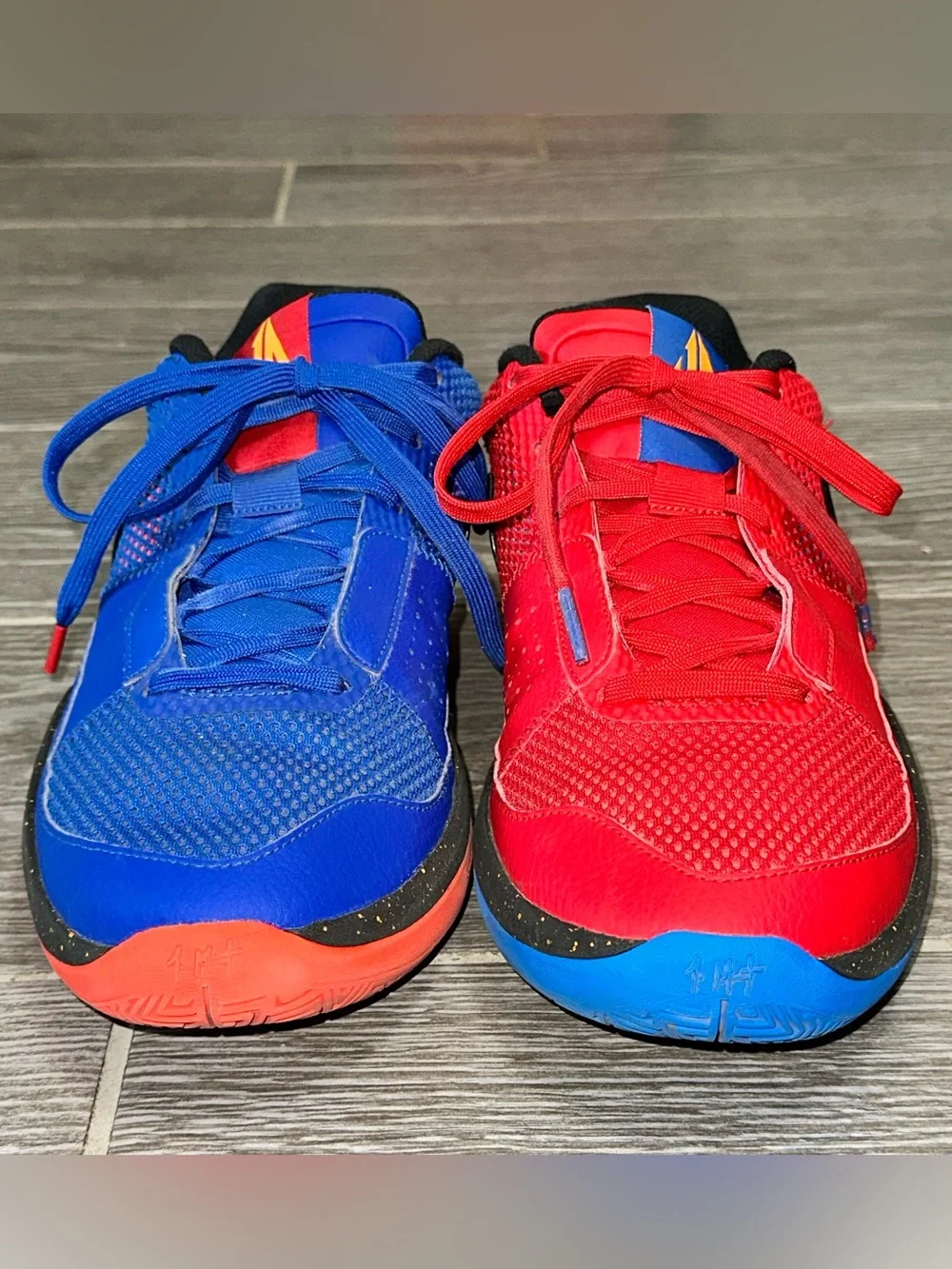 Nike Ja 1 Hunger Men's 10.5 Basketball Sneakers Mismatched Streetwear Shoes